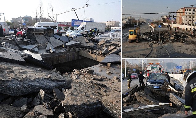 Enam Mobil `Terbang` Akibat Ledakan Gas